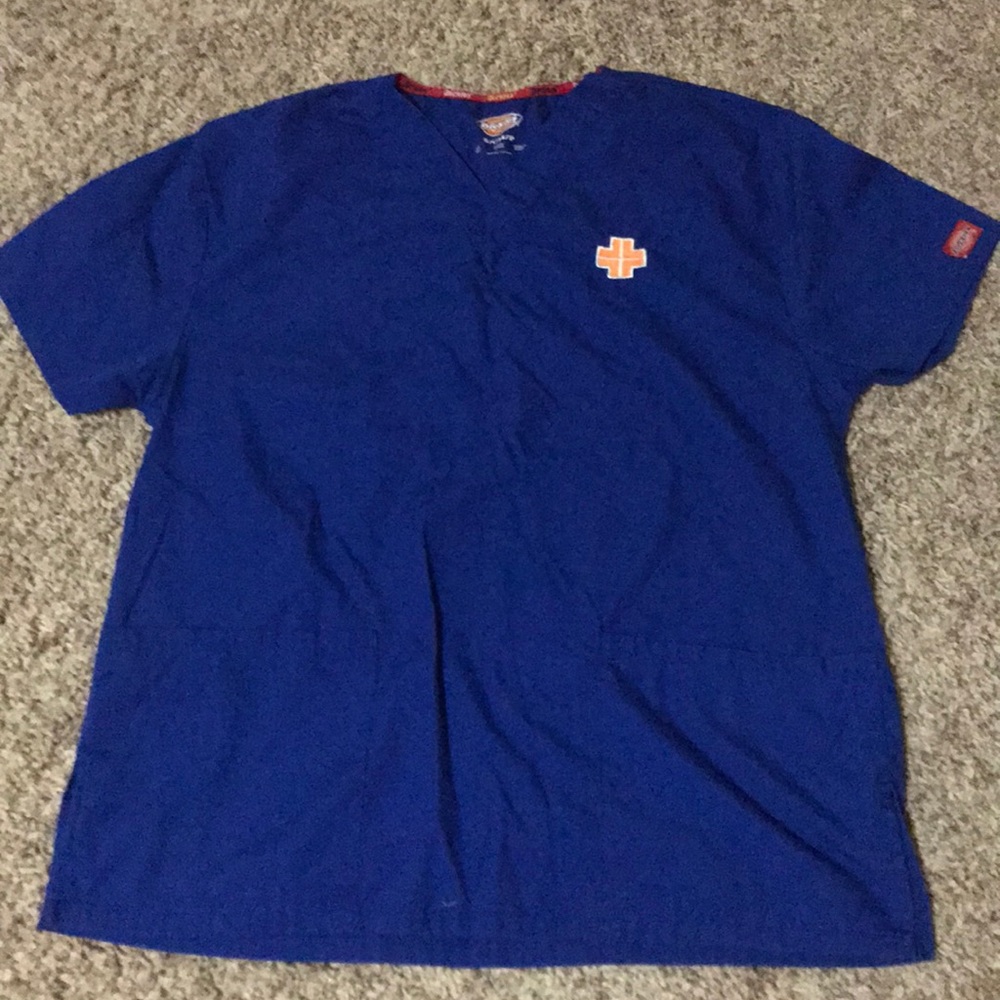 Blue Scrub Top